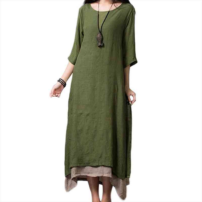 cotton linen vintagesplit irregular women dresses hem casual loose boho long maxi 4xl plus size ukraine vestidos, Black;gray
cotton linen vintagesplit irregular women dresses hem casual loose boho long maxi 4xl plus size ukraine vestidos, Black;gray