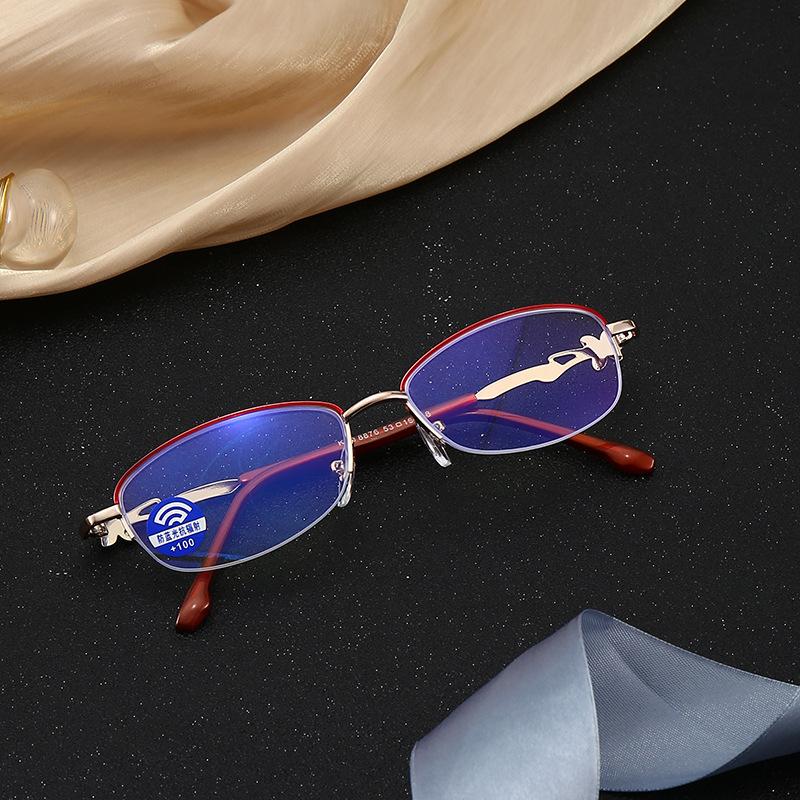 Sunglasses Progressive Reading Glasses Women Anti Blue Light Luxry Brand Half Frame Prebyopia Spectacles Hyperopia Eyeglasses +1.0~+4.0
Sunglasses Progressive Reading Glasses Women Anti Blue Light Luxry Brand Half Frame Prebyopia Spectacles Hyperopia Eyeglasses +1.0~+4.0