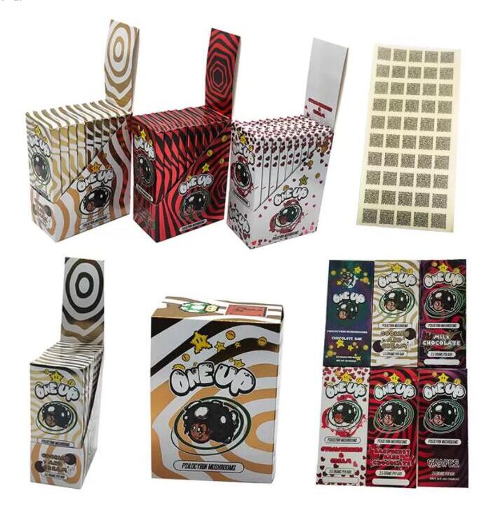 One Up Chocolate Packing Boxes Mushroom Shrooms Bar 3.5G 3.5 grams Oneup Packaging Pack Package Box Cook ies and Cream with Display Box 6
One Up Chocolate Packing Boxes Mushroom Shrooms Bar 3.5G 3.5 grams Oneup Packaging Pack Package Box Cook ies and Cream with Display Box 6