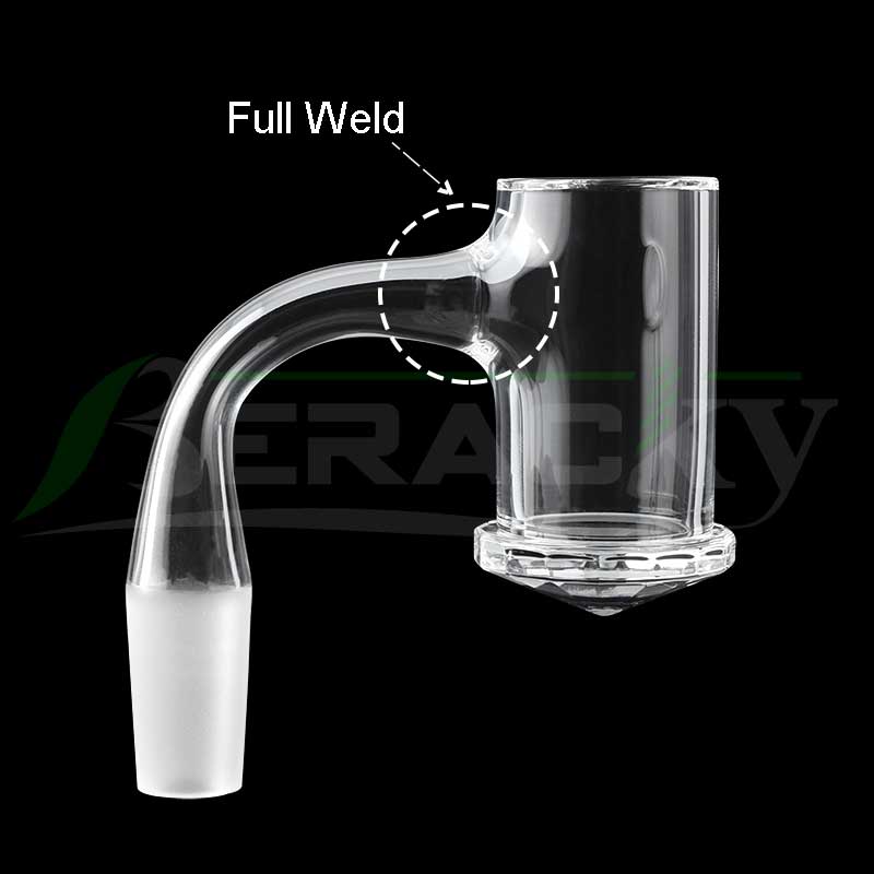 Beracky Full Weld Smoking Beveled Edge Faceted Quartz Banger 2.5mm Wall 25mmOD 10mm 14mm 18mm Diamond Style Bottom Nails For Glass Water Bongs Dab Rigs
Beracky Full Weld Smoking Beveled Edge Faceted Quartz Banger 2.5mm Wall 25mmOD 10mm 14mm 18mm Diamond Style Bottom Nails For Glass Water Bongs Dab Rigs