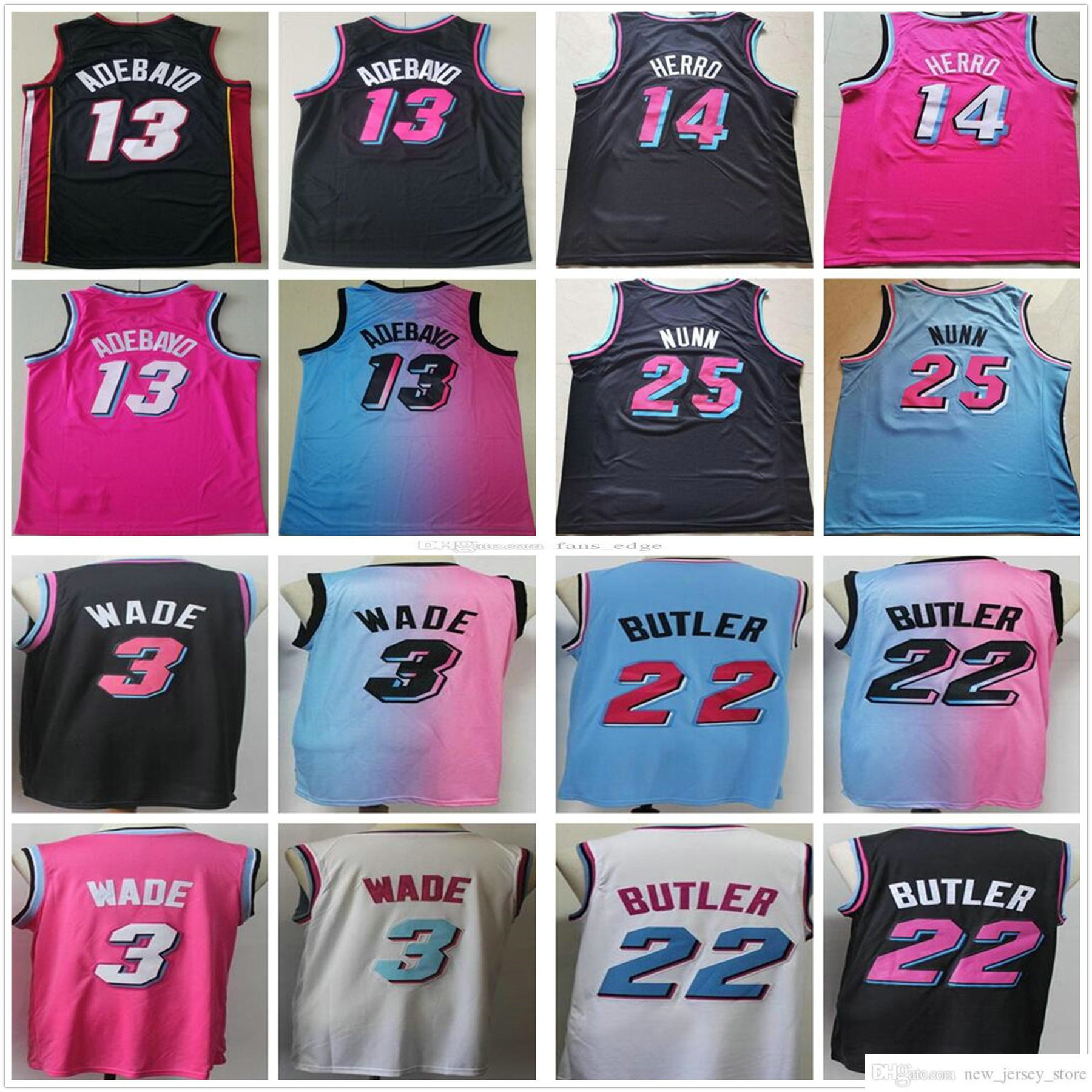 Basketball Jimmy 22 Butler Jerseys Bam 13 Adebayo Tyler 14 Herro Kendrick 25 Nunn Dwyane 3 Wade Jerseys Blue Pink White Black, Black;red
Basketball Jimmy 22 Butler Jerseys Bam 13 Adebayo Tyler 14 Herro Kendrick 25 Nunn Dwyane 3 Wade Jerseys Blue Pink White Black, Black;red