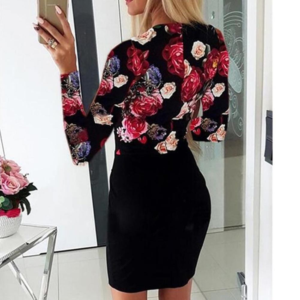 dress women v neck long sleeve buttons bodycon casaul work office lady formal mini dresses vestidos, Black;gray
dress women v neck long sleeve buttons bodycon casaul work office lady formal mini dresses vestidos, Black;gray