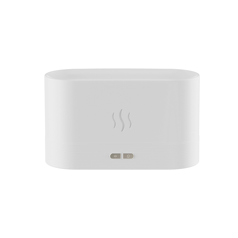 3D Simulation Flame Humidifier 180ml USB Aromatherapy Diffuser Room Fragrance Desktop for Home Office Auto Shut-Off