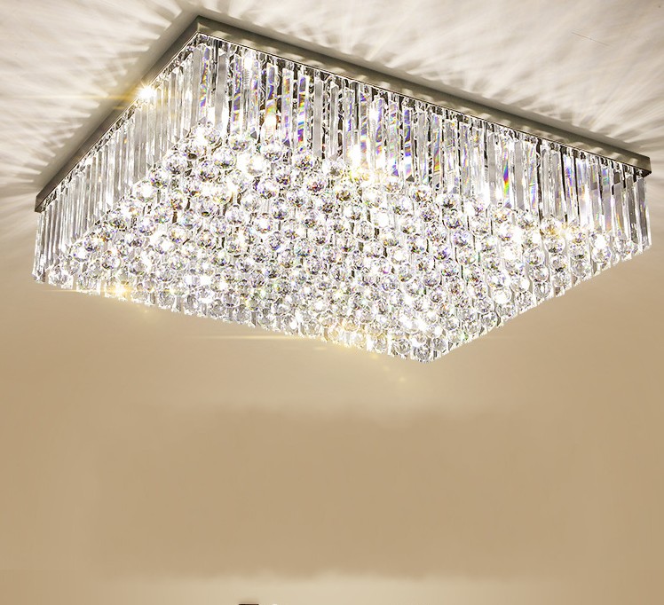 Contemporary Squarer K9 Crystal Chandeliers Ceiling lights Luxury Flush Mount LED Light Lustres De Cristal for living room
Contemporary Squarer K9 Crystal Chandeliers Ceiling lights Luxury Flush Mount LED Light Lustres De Cristal for living room