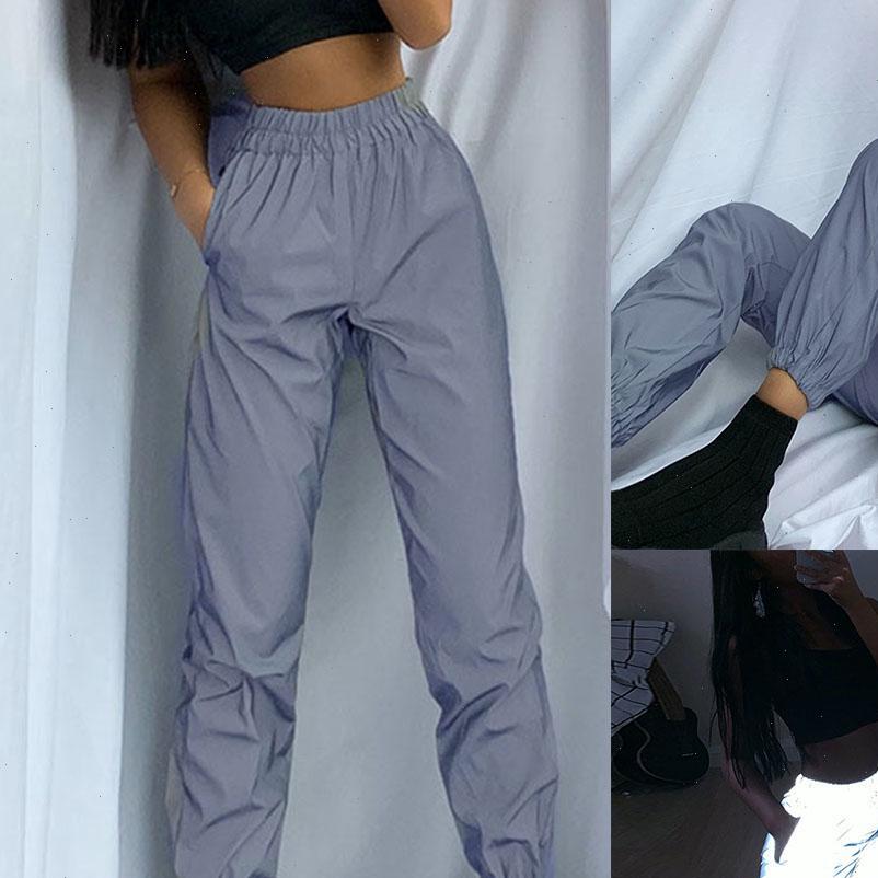 women capri high waist baggy reflective long pants elastic ankle tie trousers drop good quality, Black;white
women capri high waist baggy reflective long pants elastic ankle tie trousers drop good quality, Black;white