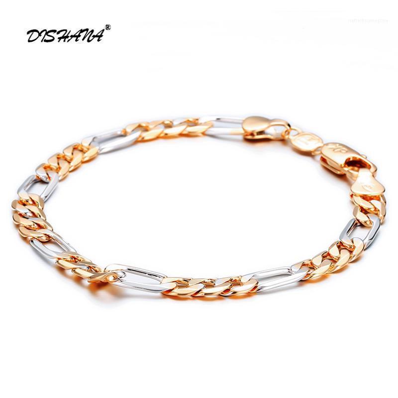 Bangle 6mm Mens Womens Gold Color Bracelet Bangles Jewelry Hand Catenary Chains 20cm Electroplating Two Colors(S0069)1
Bangle 6mm Mens Womens Gold Color Bracelet Bangles Jewelry Hand Catenary Chains 20cm Electroplating Two Colors(S0069)1