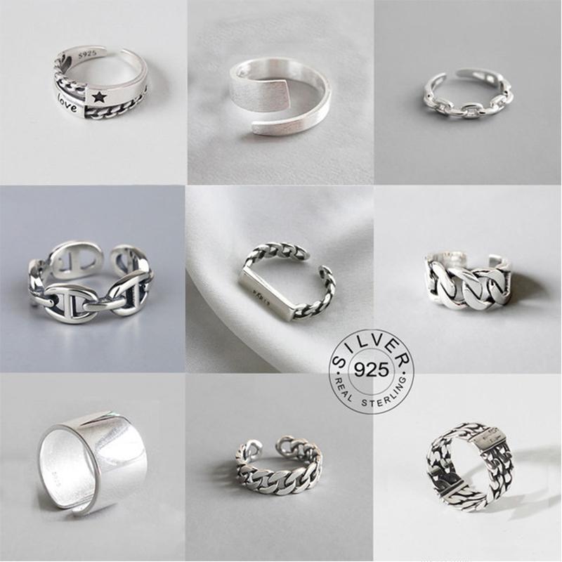 Vintage Silver Color Metal Punk Letter Open Rings Design Finger For Women Men Party Jewelry Gifts Cluster
Vintage Silver Color Metal Punk Letter Open Rings Design Finger For Women Men Party Jewelry Gifts Cluster