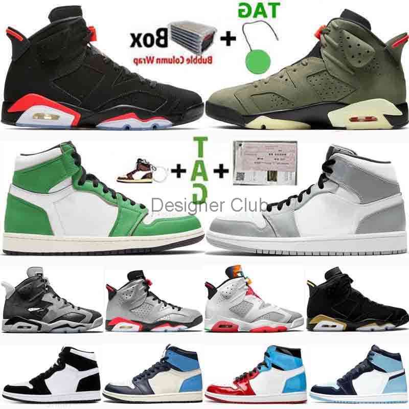 Travis Scotts Black Infrared 6 6s DMP HARE Black Cat Mens Basketball Shoes 1 1s Lucky Green Twist Obsidian UNC Fearless Women Sneakers, 16
Travis Scotts Black Infrared 6 6s DMP HARE Black Cat Mens Basketball Shoes 1 1s Lucky Green Twist Obsidian UNC Fearless Women Sneakers, 16