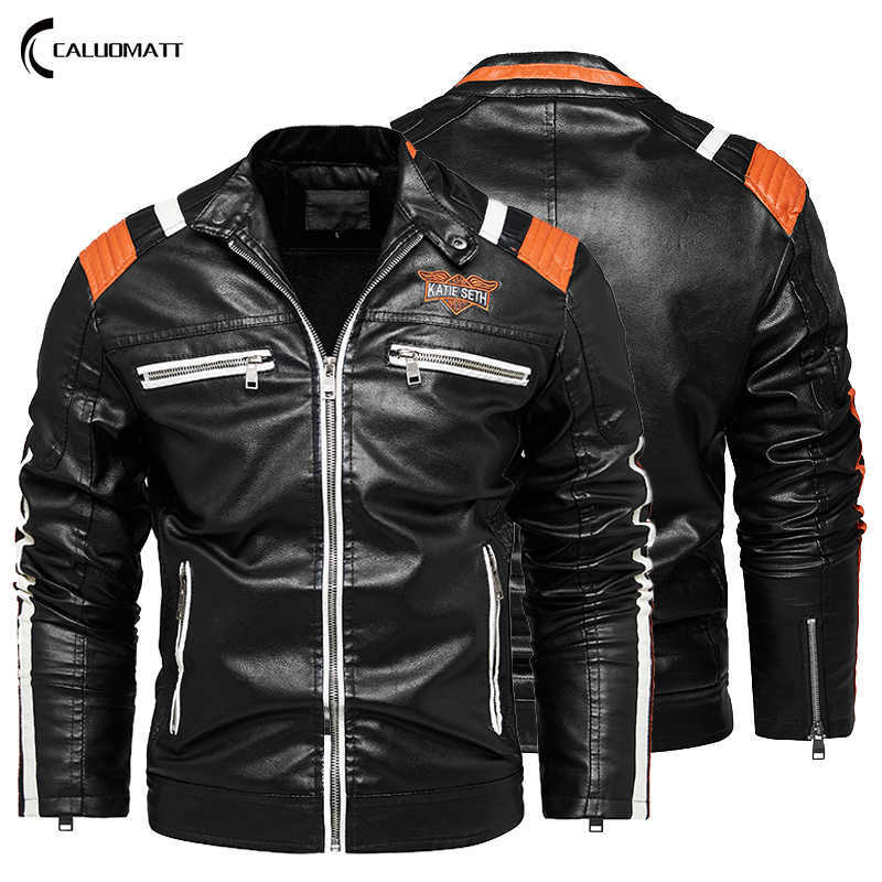 Men's Leather Jackets Autumn Casual Motorcycle PU Jacket Biker Leather Coats Brand Clothing Male Winter Overcoat 211018, Nejs6802 black
Men's Leather Jackets Autumn Casual Motorcycle PU Jacket Biker Leather Coats Brand Clothing Male Winter Overcoat 211018, Nejs6802 black
