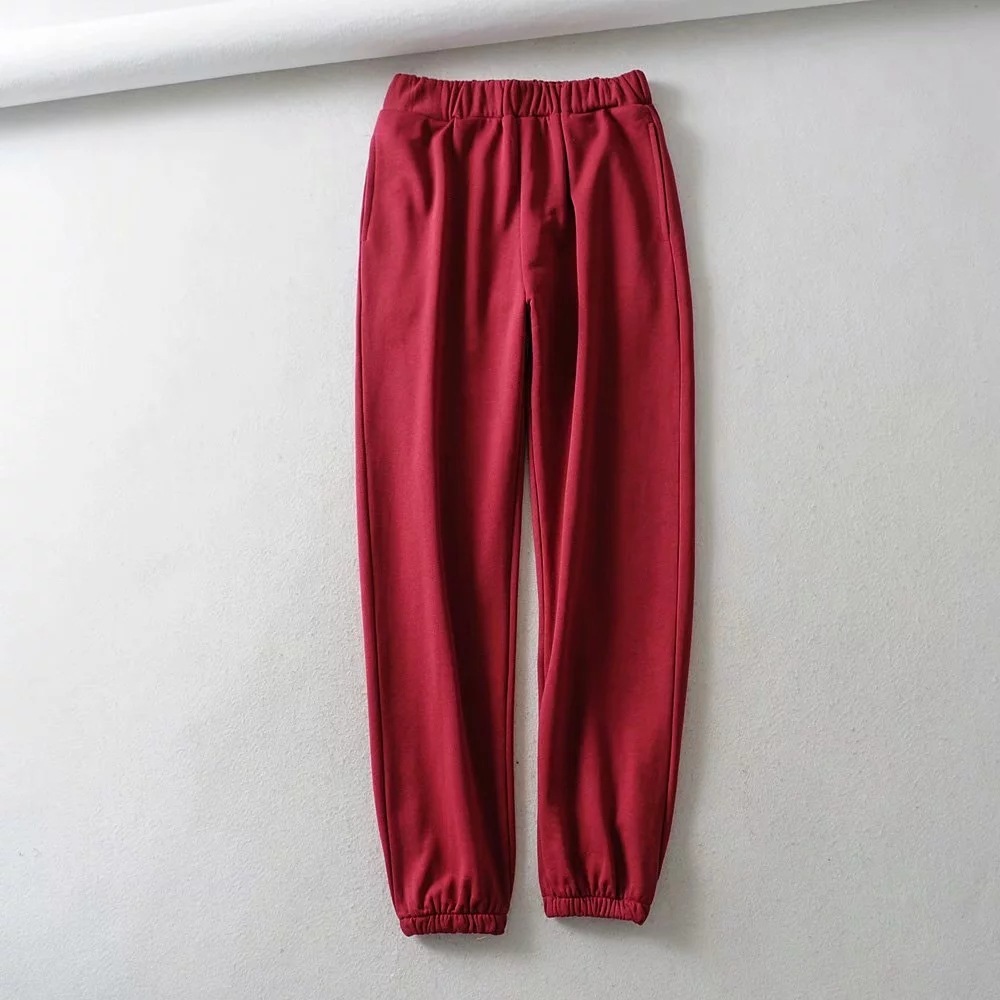 Nomikuma Spring Causal Solid Women Sweatpants Stretch High Waist Long Trousers Korean Thin Harem Pants Mujer Pamtalon 6E219 210427