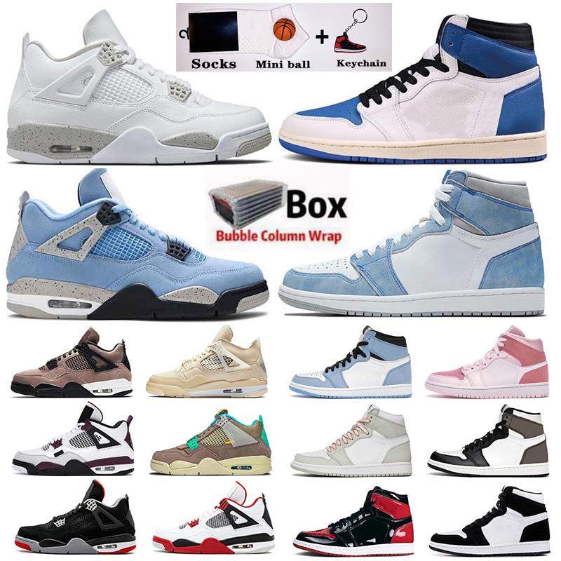 Men Basketball Shoes 1 1s University Blue 4 4s White Oreo Black Cat Bred Hype Royal Court Purple Twist Pollen Obsidian Grey UNC Dark Mocha Pink Women Sneakers
Men Basketball Shoes 1 1s University Blue 4 4s White Oreo Black Cat Bred Hype Royal Court Purple Twist Pollen Obsidian Grey UNC Dark Mocha Pink Women Sneakers