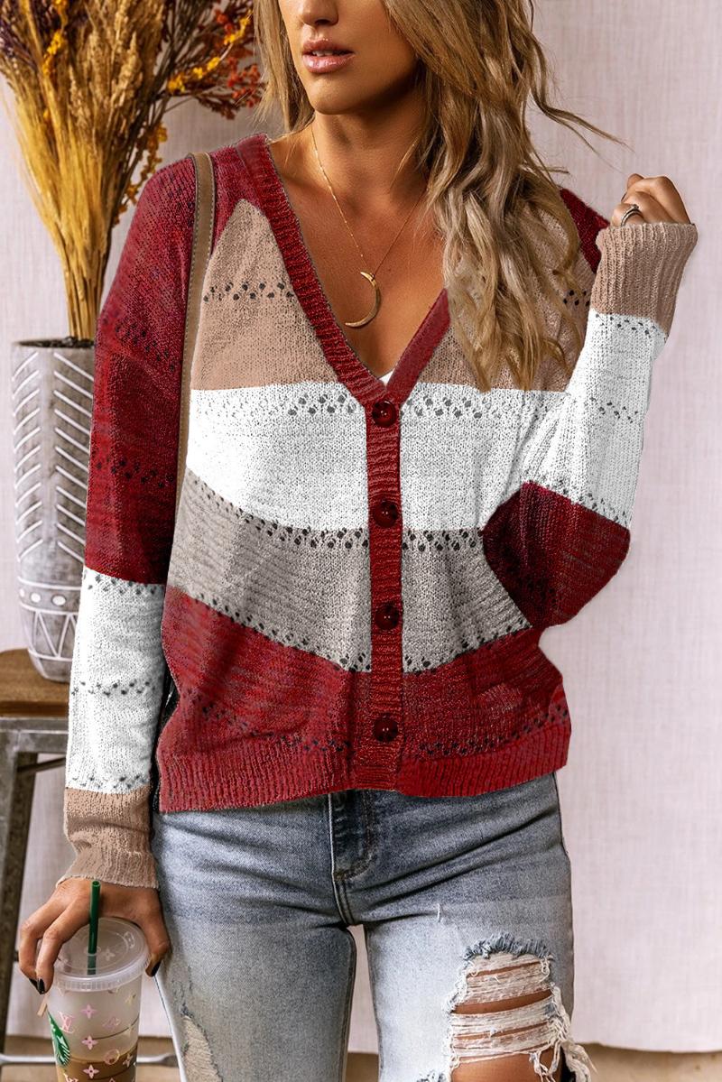 Women's Sweaters Spring Autumn Fashion Women Casual V Neck Pullover Sweater Long Sleeve Wide Stripe Buttons Knitwear Outfits Winter Warm Tun, White;black
Women's Sweaters Spring Autumn Fashion Women Casual V Neck Pullover Sweater Long Sleeve Wide Stripe Buttons Knitwear Outfits Winter Warm Tun, White;black