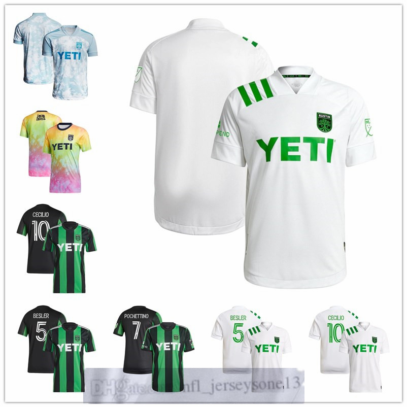 Custom Austin Mens women youth FC 10 Cecilio Domínguez 8 Alexander Ring 5 Matt Besler 7 Tomás Pochettino Black white 2021 Primary Replica Jersey
Custom Austin Mens women youth FC 10 Cecilio Domínguez 8 Alexander Ring 5 Matt Besler 7 Tomás Pochettino Black white 2021 Primary Replica Jersey