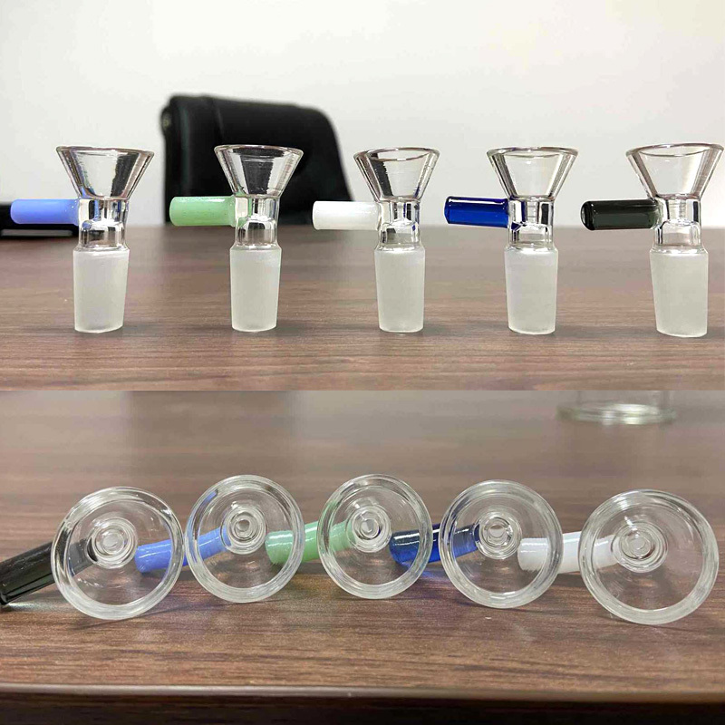 14MM Martini bowl Smoking Accessories with colorful handle Bowls Hookahs Thick Round Male joint Clear Color For Oil Rig Water Bong
14MM Martini bowl Smoking Accessories with colorful handle Bowls Hookahs Thick Round Male joint Clear Color For Oil Rig Water Bong