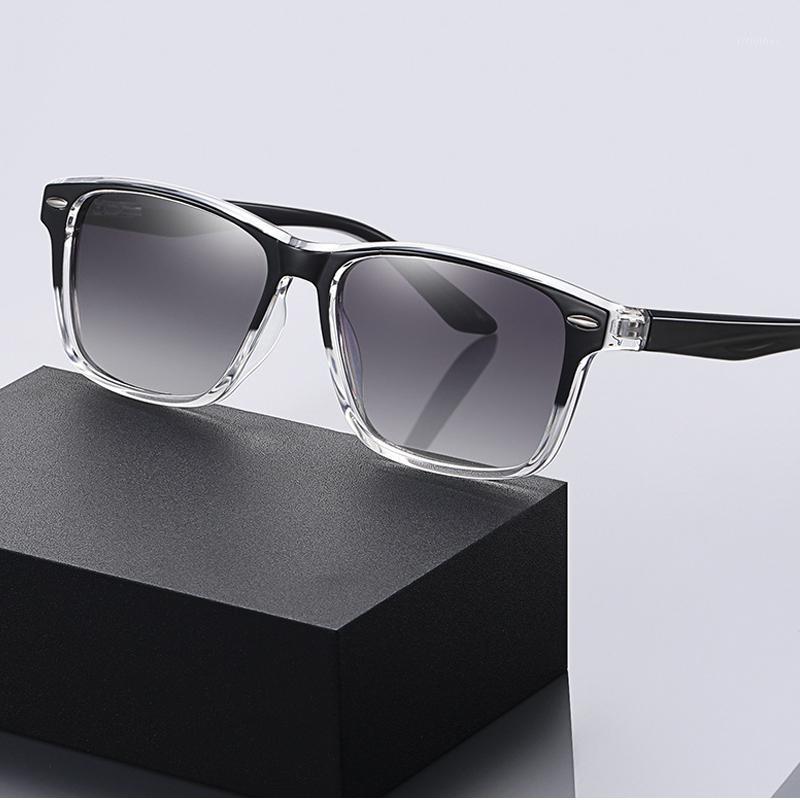 Polarized Sunglasses Men And Women Fashion Square TR90 Frame Sun Glasses Classic Rivet Rays Brand Designer Goggle UV400
