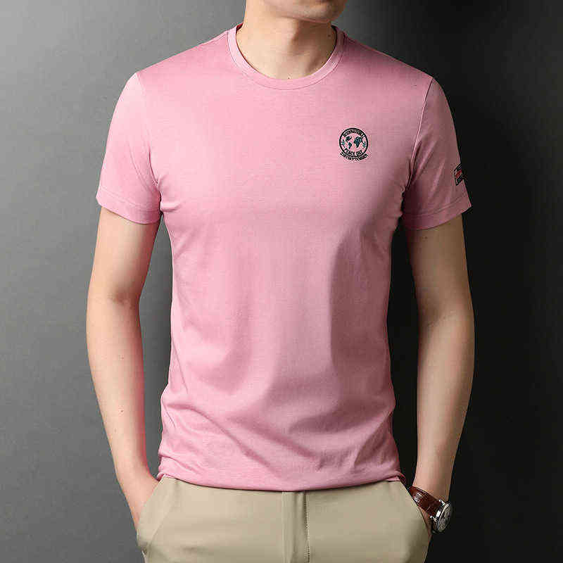 men's short middle-aged leisure trend summer ice silk men's 2021 round neck half sleeve t-shirt, White;black
men's short middle-aged leisure trend summer ice silk men's 2021 round neck half sleeve t-shirt, White;black