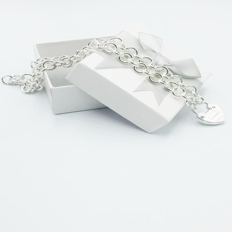 Chains 1:1 925 Sterling Silver Classic Exquisite Heart-Shaped Love Lock Pendant O Necklace, Romantic Valentine's Day Jewelry Gift
Chains 1:1 925 Sterling Silver Classic Exquisite Heart-Shaped Love Lock Pendant O Necklace, Romantic Valentine's Day Jewelry Gift