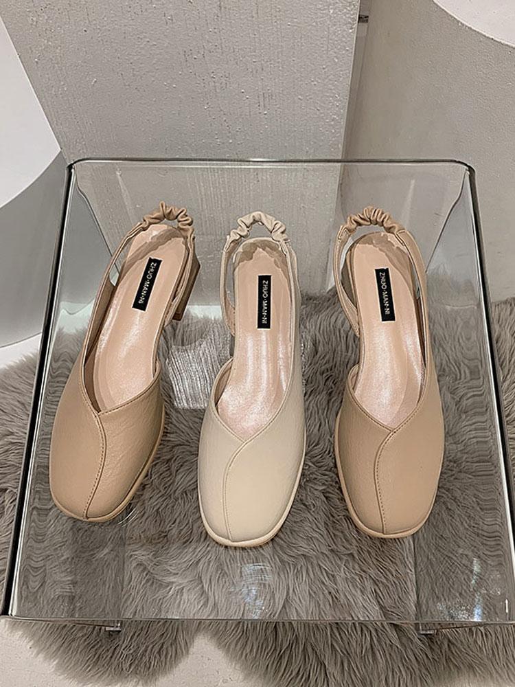 Sandals Women's Shoes 2021 Summer Thick Heel Non-slip Fashion French Gentle Roman Sandles Women, Creamy-white
Sandals Women's Shoes 2021 Summer Thick Heel Non-slip Fashion French Gentle Roman Sandles Women, Creamy-white