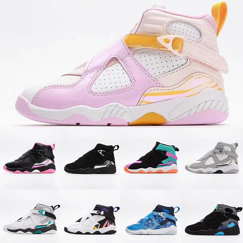 Kids Basktball Sneaker 8s VIII Pinksicle Winterized Black Size 22-35 Aqua Cool Grey US 6C-3Y Children South Beach Girls Arctic Punch Pink Toddler Jumpmans Shoe, # 5
Kids Basktball Sneaker 8s VIII Pinksicle Winterized Black Size 22-35 Aqua Cool Grey US 6C-3Y Children South Beach Girls Arctic Punch Pink Toddler Jumpmans Shoe, # 5