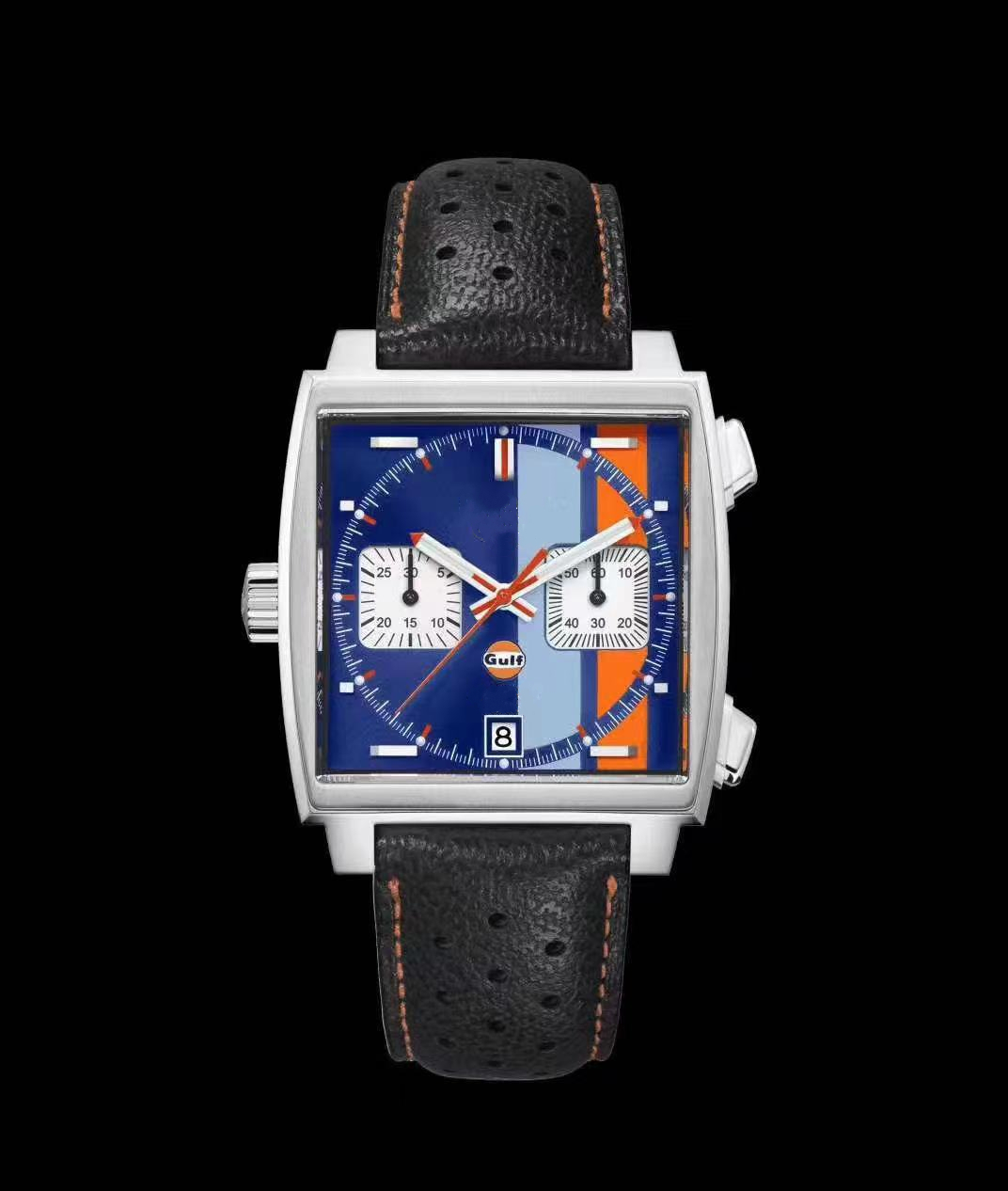 High quality luxury casual 44mm men's square vk64 quartz watch coated glass original pin buckle multi-color mens wristwatch, Red
High quality luxury casual 44mm men's square vk64 quartz watch coated glass original pin buckle multi-color mens wristwatch, Red