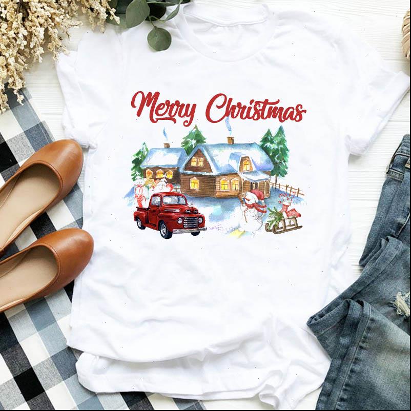 Womens Tops Women Lady Cartoon Snow Holiday Happy Tree Autumn Winter Merry Christmas Clothes Shirt T Tee Tshirt Female Top, White
Womens Tops Women Lady Cartoon Snow Holiday Happy Tree Autumn Winter Merry Christmas Clothes Shirt T Tee Tshirt Female Top, White
