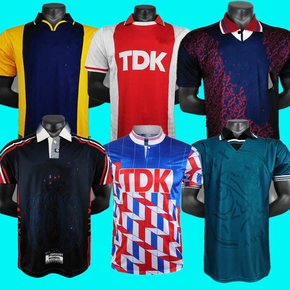89 90 HALLER AJAXES Retro soccer jersey 94 95 96 97 RIJKAARD KLUIVERT LITMANEN SEEDORF DAVIDS OVERMARS 1989 1990 2000 2001 BABEL Classic vintage football shirt 1998
89 90 HALLER AJAXES Retro soccer jersey 94 95 96 97 RIJKAARD KLUIVERT LITMANEN SEEDORF DAVIDS OVERMARS 1989 1990 2000 2001 BABEL Classic vintage football shirt 1998