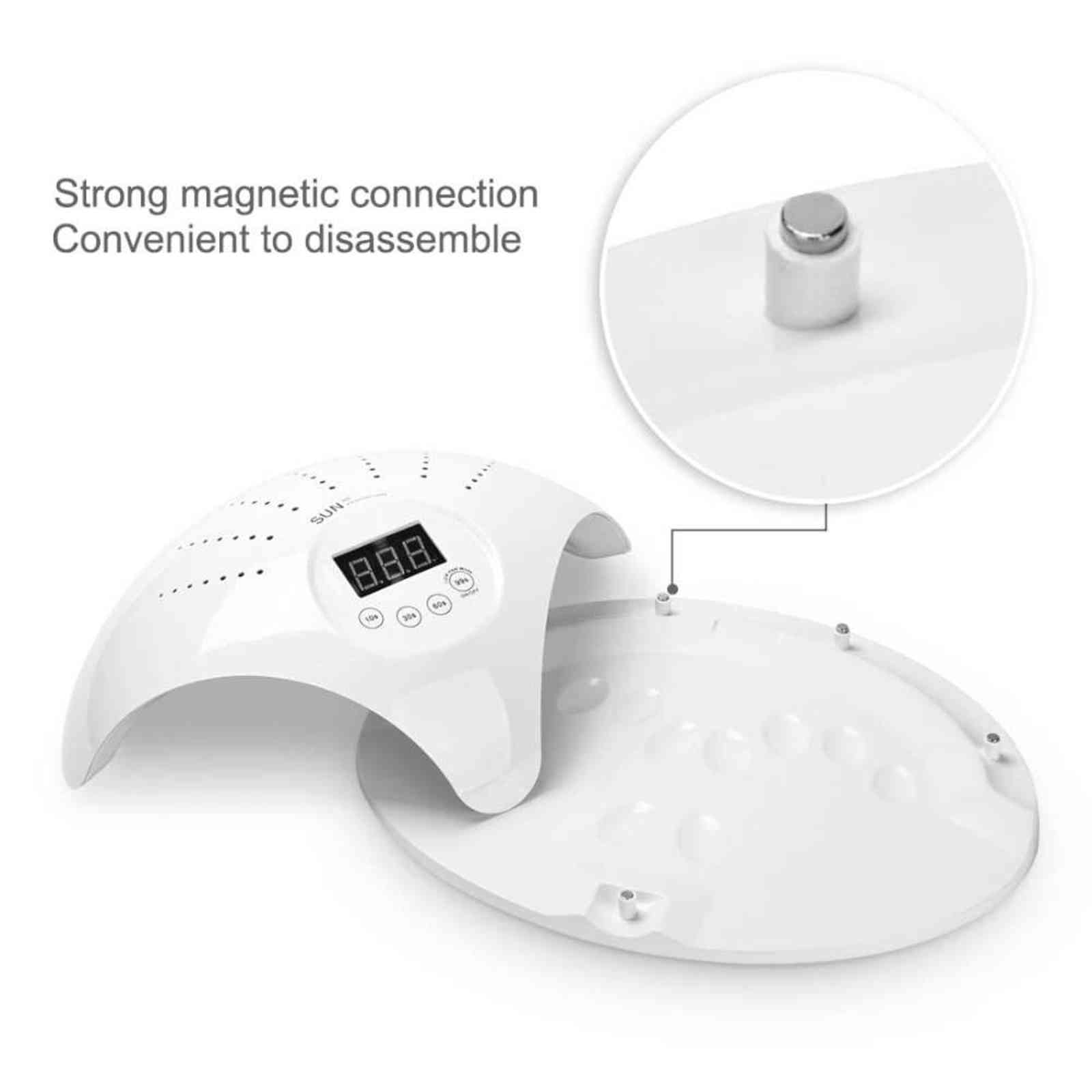 Led UV Lamp Nail Gel Manicure Foot Dryer Two Hands s Drying s Light 211118