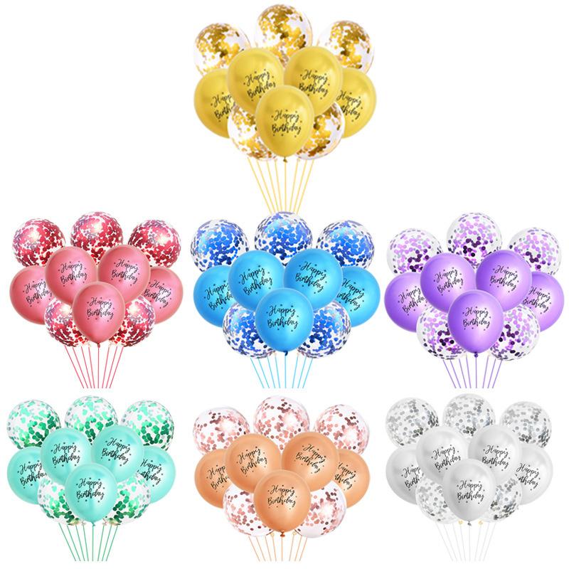 Christmas Decorations 10 Pieces 12 Inch Metal Printing Birthday Latex Balloon Set Party Decoration Transparent Sequined
Christmas Decorations 10 Pieces 12 Inch Metal Printing Birthday Latex Balloon Set Party Decoration Transparent Sequined