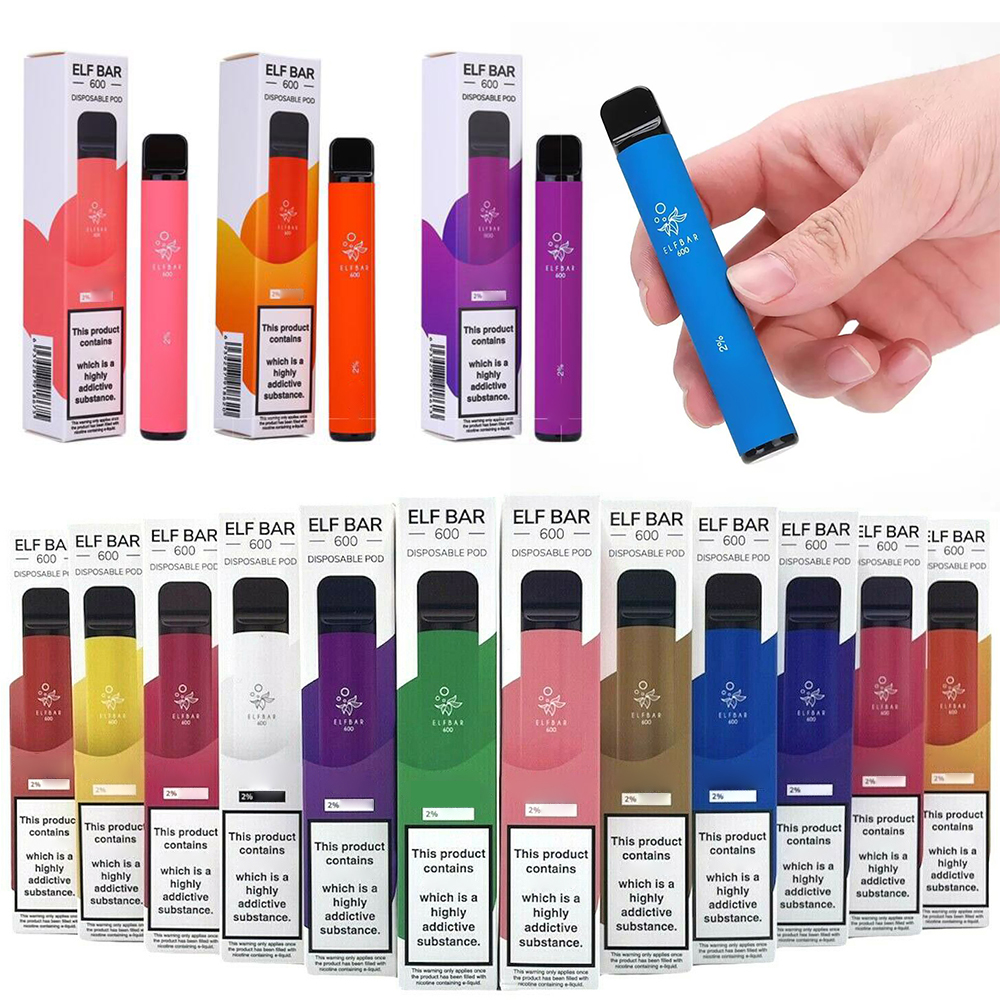 Elf Bar 600 Puffs Disposable E cigarettes 2% 2ml Pre-filled Cartridge Pods 550mAh Battery Portable Vaporizer Starter Kit geekbar geek bars
Elf Bar 600 Puffs Disposable E cigarettes 2% 2ml Pre-filled Cartridge Pods 550mAh Battery Portable Vaporizer Starter Kit geekbar geek bars