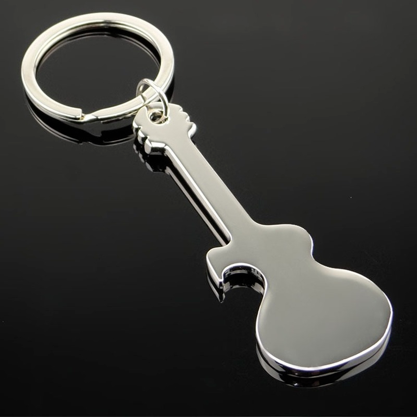 Metal Musical Instruments Guita Bottle Opener Key Ring Simple Summer Beer Openers Keychain Bar Hand Tool Fashion Will and Sandy
Metal Musical Instruments Guita Bottle Opener Key Ring Simple Summer Beer Openers Keychain Bar Hand Tool Fashion Will and Sandy
