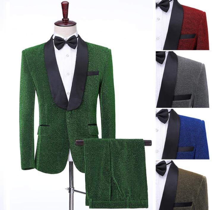 Colored Bright Silk Blazer Men Formal Dress Latest Coat Pant Designs Singer Stage Marriage Suit Wedding Suits For Men's & Blazers, Green
Colored Bright Silk Blazer Men Formal Dress Latest Coat Pant Designs Singer Stage Marriage Suit Wedding Suits For Men's & Blazers, Green
