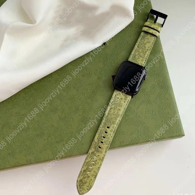 Fashion Designer Leather Strap for Apple Watch Band Series 7 6 5 4 3 2 40mm 44mm 38mm 42mm 41mm 45mm Bracelet for iWatch Belt Wristband watchband
Fashion Designer Leather Strap for Apple Watch Band Series 7 6 5 4 3 2 40mm 44mm 38mm 42mm 41mm 45mm Bracelet for iWatch Belt Wristband watchband