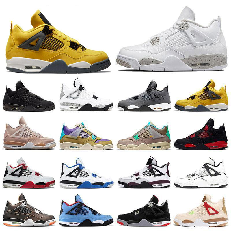 Men trainers Black basketball shoes 4 Jordan4s White Oreo University Blue Camo Paris Fire Red Black Cat Purple Metallic Shimmer DIY women sport running Trainers, 12
Men trainers Black basketball shoes 4 Jordan4s White Oreo University Blue Camo Paris Fire Red Black Cat Purple Metallic Shimmer DIY women sport running Trainers, 12