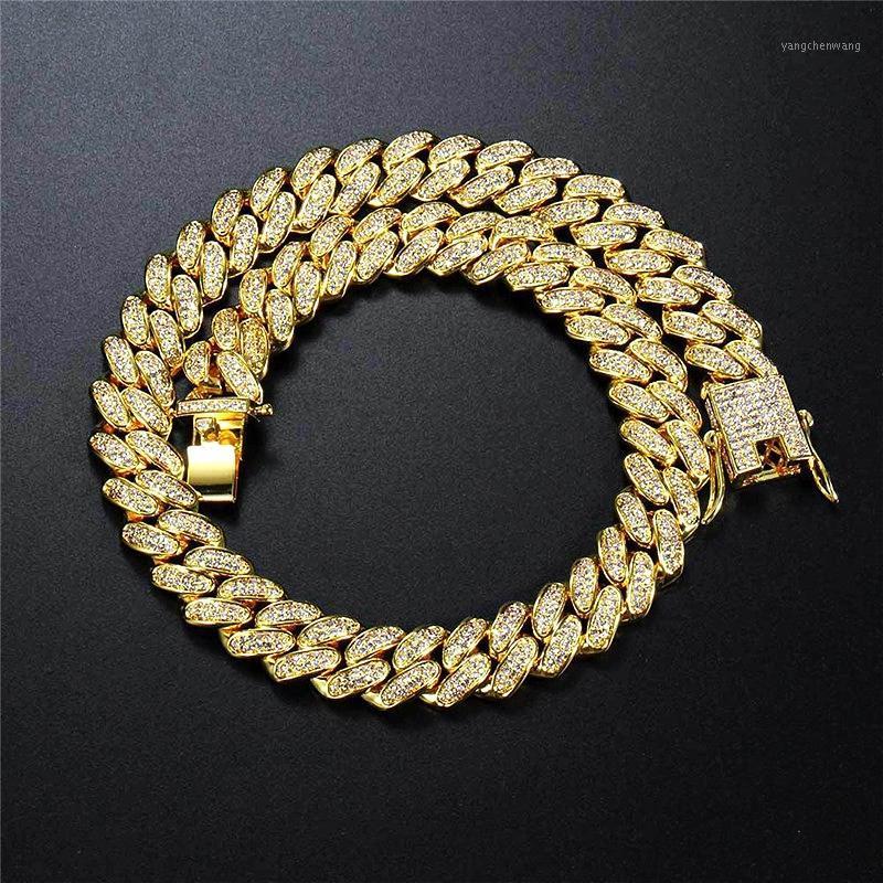 Luxury Necklace Men Hip Hop Rock Rhinestone Alloy Gold Big Cuban Chain High Quality Fashion Women Gift Jewelry Chains
Luxury Necklace Men Hip Hop Rock Rhinestone Alloy Gold Big Cuban Chain High Quality Fashion Women Gift Jewelry Chains
