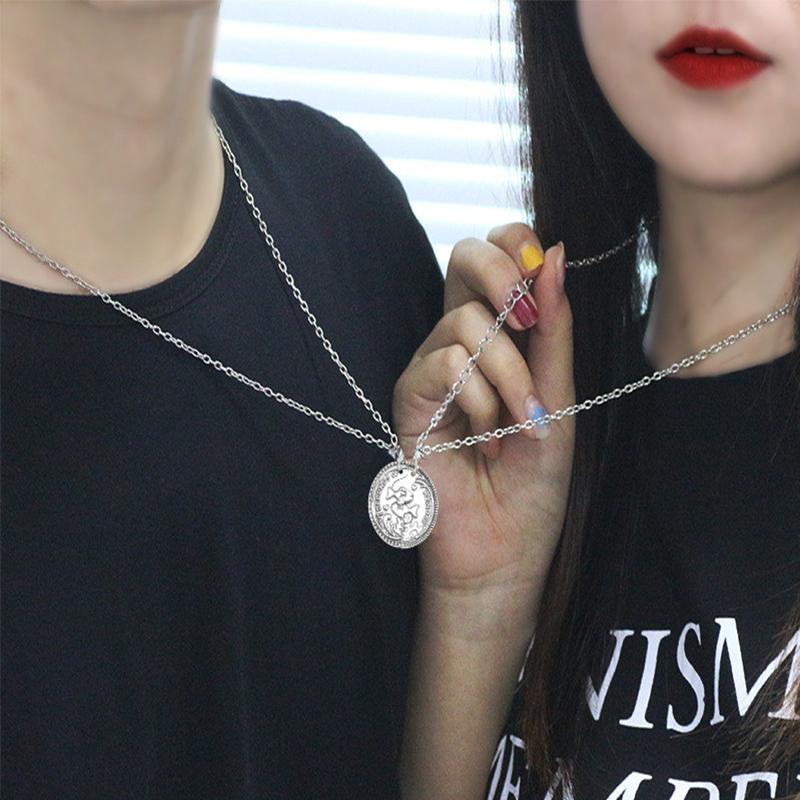 Chains Love Necklace Pendants And Necklaces Couple Seaweed Steampunk Pisces Vintage Round Splicing Cool Stuff Fashion Jewelry, Silver
Chains Love Necklace Pendants And Necklaces Couple Seaweed Steampunk Pisces Vintage Round Splicing Cool Stuff Fashion Jewelry, Silver
