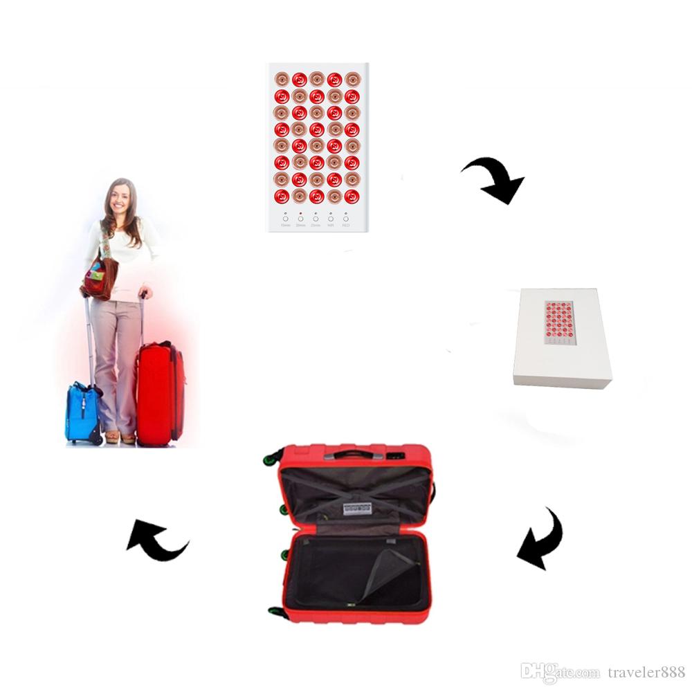 2021 PDT led Whole Body 660nm 850nm Handheld Red Light Therapy Skin Beauty Machine