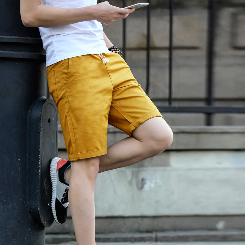 arrivals cotton men shorts homme slim fit Solid cool bermuda masculina High Quality casual fashion joggers M-5XL 969 210629