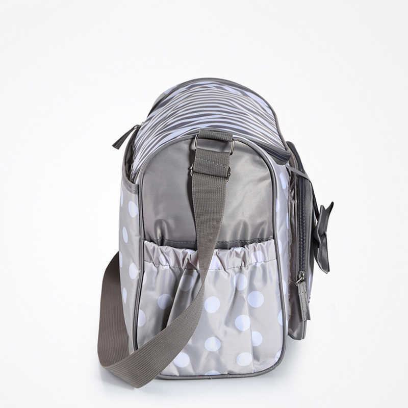 4Pcs/Set Diaper Bag Large Capacity Messenger Travel Multifunctional Maternity Mother Handbag Baby Care Nappy Nursing 210907