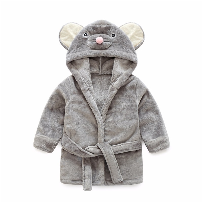 High Quality Children's Bathrobe Retail! Baby 1pcs Boy Girl Soft Velvet Robe Pajamas Coral Cute Anmail Cartoon Children Dre 210901, Blue;gray
High Quality Children's Bathrobe Retail! Baby 1pcs Boy Girl Soft Velvet Robe Pajamas Coral Cute Anmail Cartoon Children Dre 210901, Blue;gray