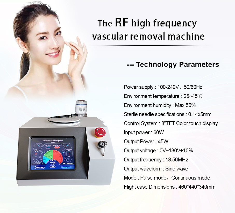 Powerful 50W 980nm diode laser machine for vascular removal laser spider vein therapy beauty equipment para eliminar