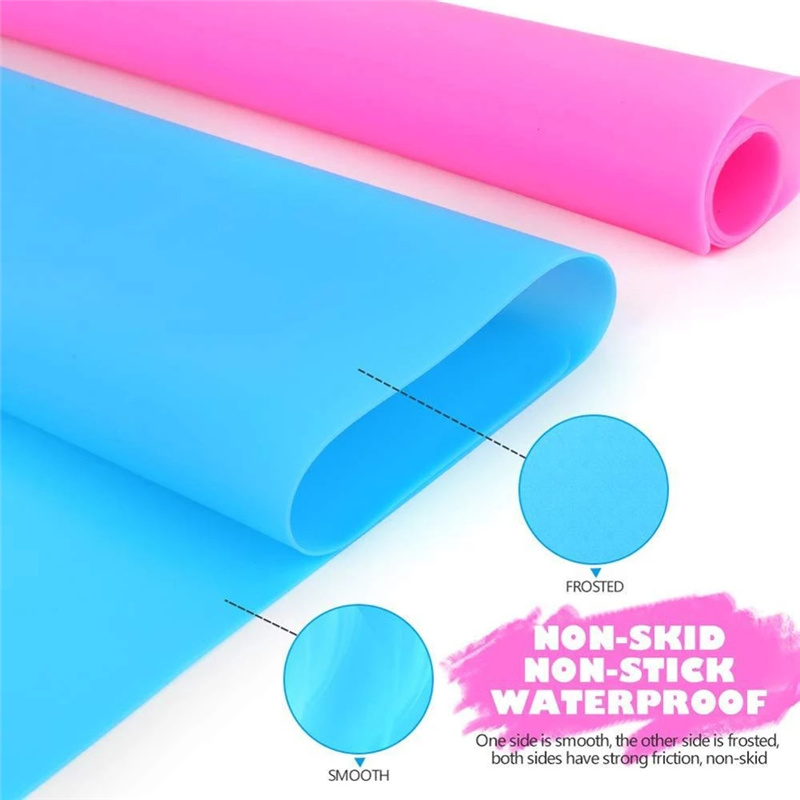 40x30cm Food Grade Silicone Mats Baking Liner Silicone Oven Mat Heat Insulation Pad Waterproof Bakeware Kids Table Placemat