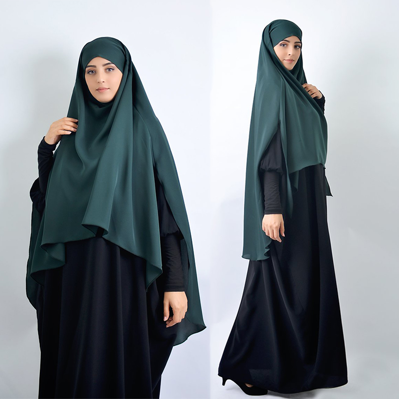 Eid Muslim Women Hijab Prayer Garment Long Khimar Jilbab Abaya Full Cover Musulman Ramadan Gowns Abayas Islamic Clothes Niqab
Eid Muslim Women Hijab Prayer Garment Long Khimar Jilbab Abaya Full Cover Musulman Ramadan Gowns Abayas Islamic Clothes Niqab