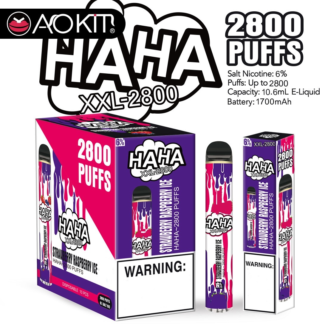 Authentic Haka XXL Disposable Device Cigarettes 2800 Puffs 10.8ML Pre-Filled Vape Pods 1700mah battery vs air bar puff gunnpod
Authentic Haka XXL Disposable Device Cigarettes 2800 Puffs 10.8ML Pre-Filled Vape Pods 1700mah battery vs air bar puff gunnpod