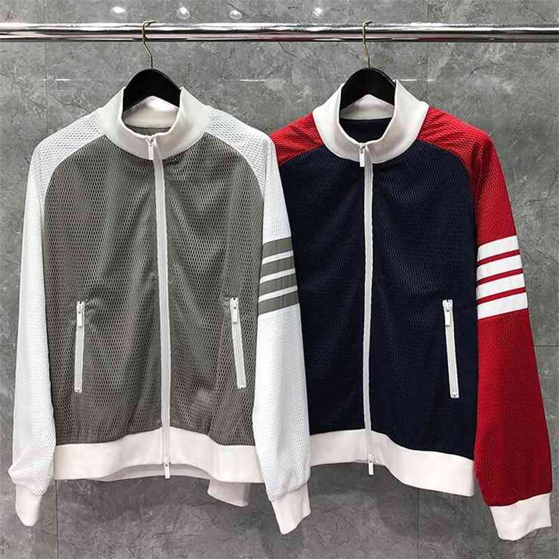 downs Fashion TB Brand Jacket Men Slim Cardigans Clothing Sports baseball uniform Spring and Autumn Patchwork Casual Coat, Black
downs Fashion TB Brand Jacket Men Slim Cardigans Clothing Sports baseball uniform Spring and Autumn Patchwork Casual Coat, Black