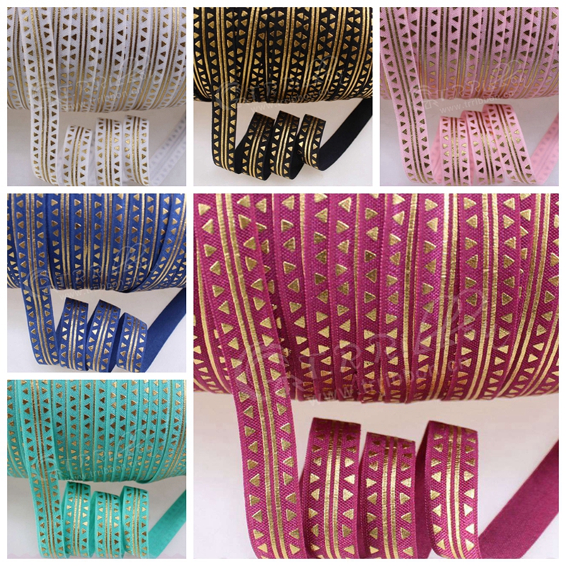 100yards/lot Gold Foil Aztec FOE Ribbon Bohemian style Fold Over Elastic welcome custom design
100yards/lot Gold Foil Aztec FOE Ribbon Bohemian style Fold Over Elastic welcome custom design