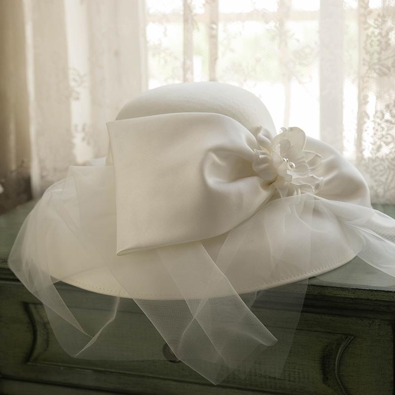 Headpieces French Elegant Bridal Headwear Handmade Flowers Bride Sun Hat White Satin Tocados Para El Pelo De Mujer Boda
Headpieces French Elegant Bridal Headwear Handmade Flowers Bride Sun Hat White Satin Tocados Para El Pelo De Mujer Boda