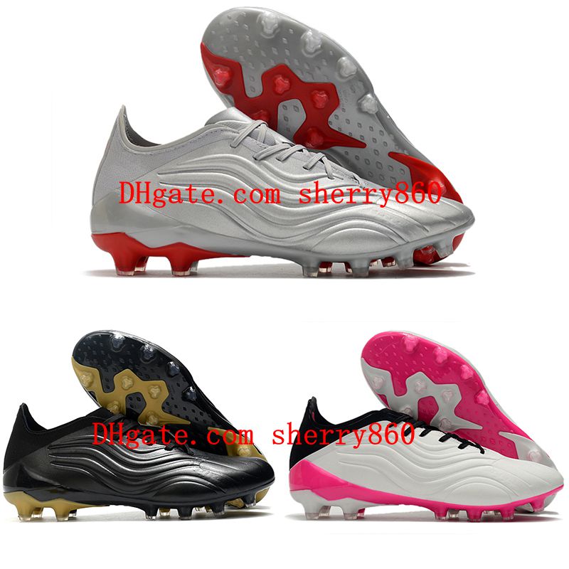 2021 Mens Soccer Shoes COPA SENSE.1 AG Leather Low Cleats Outdoor Spikes Training Football Boots Silver Black White Pink Comfortable, As picture 2
2021 Mens Soccer Shoes COPA SENSE.1 AG Leather Low Cleats Outdoor Spikes Training Football Boots Silver Black White Pink Comfortable, As picture 2