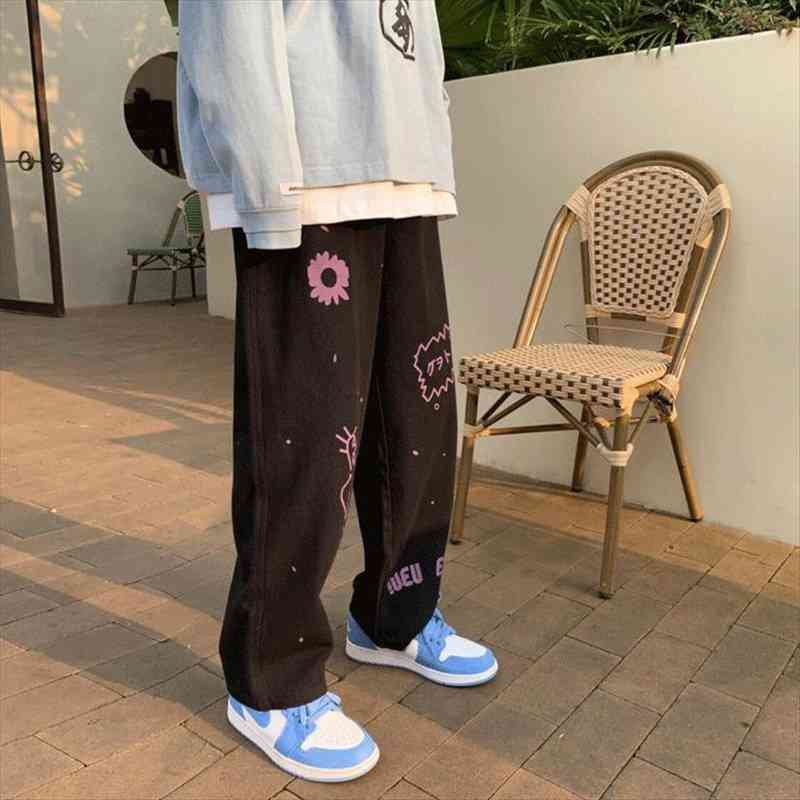 woman punk hippie wide leg pants women gothic harajuku streetwear anime street style mall goth black print trousers hip hop, Black;white
woman punk hippie wide leg pants women gothic harajuku streetwear anime street style mall goth black print trousers hip hop, Black;white