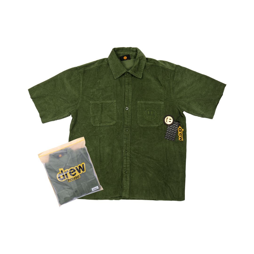 Mens Desighner T Shirts DREW Olive Green Corduroy Casual Shirt Short Sleeve T-shirt Top Fashion Male Clothing, White;black
Mens Desighner T Shirts DREW Olive Green Corduroy Casual Shirt Short Sleeve T-shirt Top Fashion Male Clothing, White;black