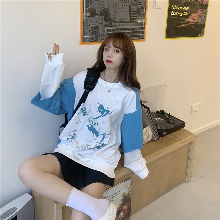 Women's Hoodies & Sweatshirts 2021 Autumn Thin Design Double Sleeve Loose Abstract Printing Medium Length Sweater Round Neck
Women's Hoodies & Sweatshirts 2021 Autumn Thin Design Double Sleeve Loose Abstract Printing Medium Length Sweater Round Neck